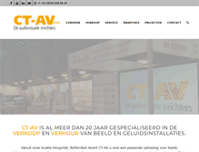 Tablet Screenshot of ct-av.nl